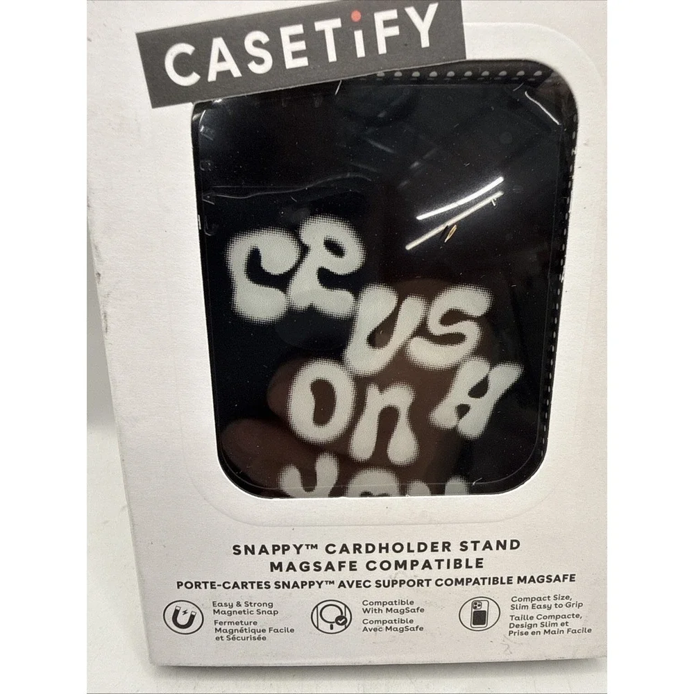 CASETiFY Snappy Card Holder Stand Compatible with Magsafe Crush On You NIB